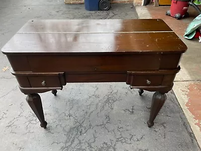 Antique Mahogany Secretary Desk • $305