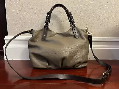 Misuri Firenze Made In Italy Genuine Leather Top Handles Crossbody Bag Purse • $49.99