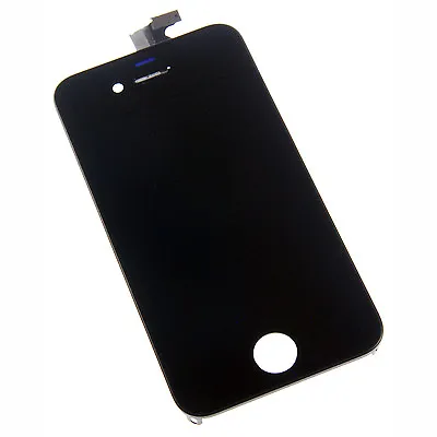$17.15 • Buy Black Digitizer Front Glass LCD Screen Full Assembly For IPhone 4S 4GS