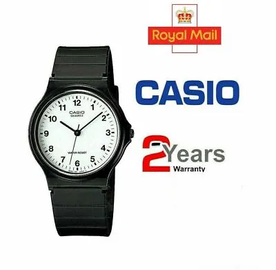 £8.99 • Buy NEW Casio Classic Mens & Ladies Casual Black Wrist Watch MQ-24-7BLL 2YR Warranty