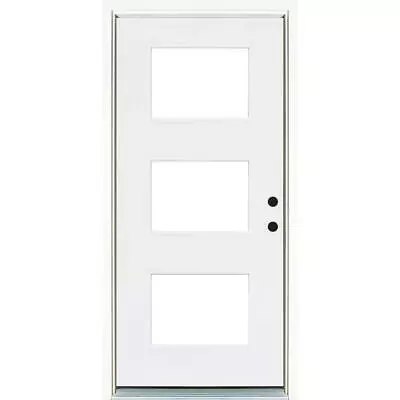 MP Doors Prehung Front Door 36  X 80  Low-E Fiberglass Composite Smooth White • $1020.93