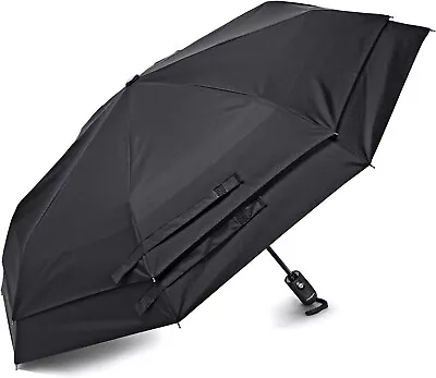 Samsonite Windguard Auto Open/Close Umbrella Black One Size Windguard Auto Op • $63.99