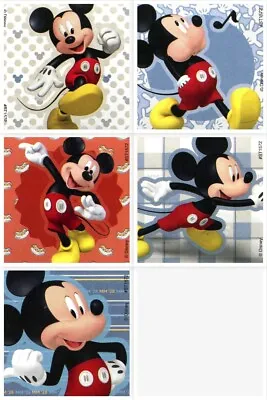 Mickey Mouse Stickers X 5 - Party Birthday Loot Favours Bags - Mickey Supplies • $1.90