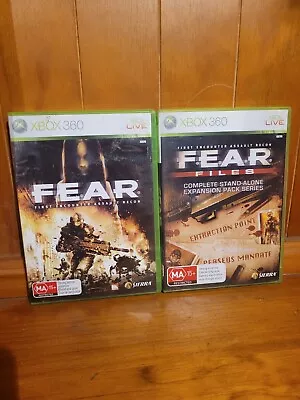 FEAR & FEAR Files Games Bundle Xbox 360/One/Series X PAL F.E.A.R. (Free Postage) • $79
