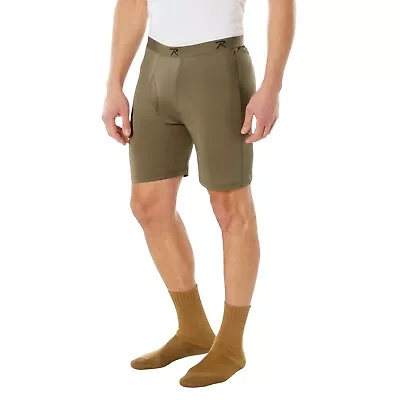 Rothco Men's Performance Underwear - Army Brown Moisture Wicking Boxer Briefs • $18.99