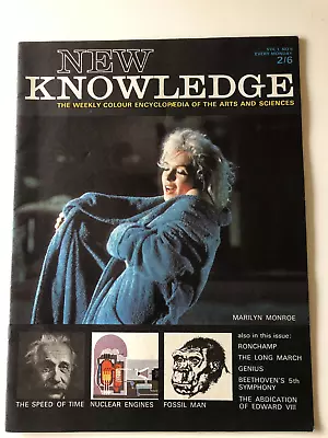 Marilyn Monroe Something's Got To Give 1965 Magazine Cover  'New Knowledge' UK • $80.93