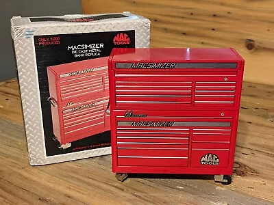 MAC Tools Macsimizer Diecast Bank Replica - 1999 - Original Box • $80