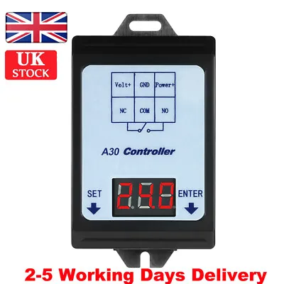 DC Voltage Detection Charging Discharge Monitor Relay Switch Controller W/ Case • £13.49