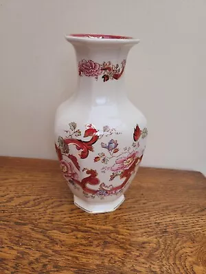 Masons Ironstone Red Mandalay 8  Indian Vase • £10