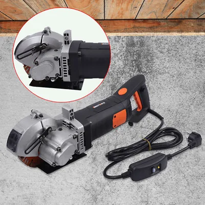4800W Wall Chaser Slot Cutter Wall Chaser Wall Cutter & 5x Saw Blades Electric!! • £175.74