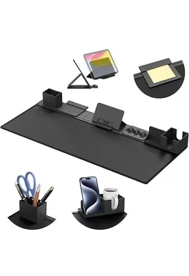 KDD Desk Pad And Organizer Set 6 In 1 Mouse Mat With Magnetic Desktop Storage • $31.98