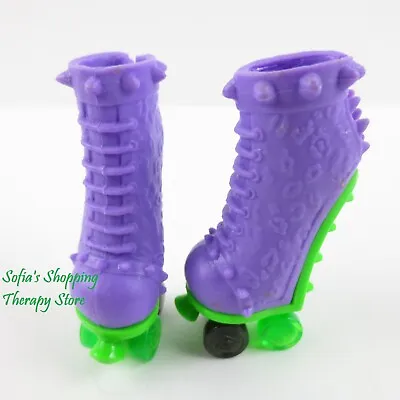 MONSTER HIGH Doll Clawdeen Wolf Roller Maze Replacement Shoes Roller Skates • $14.95