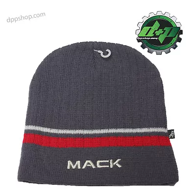 Mack Beanie Stocking Cap Bulldog Truck Trucker Hat Base Toboggan Gear Winter New • $22.87