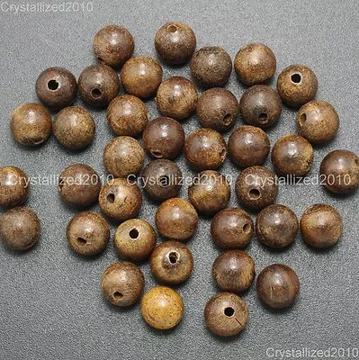 Natural Driftwood Wood Round Ball Loose Beads 6mm 8mm 10mm 15mm 18mm 20mm 30mm • $9.98