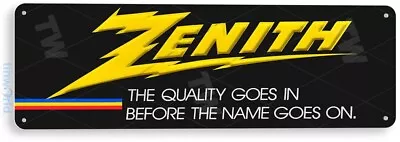 TIN SIGN Zenith Radio Metal Décor AM FM Gas Oil Garage Shop Bar A898 • $8.45