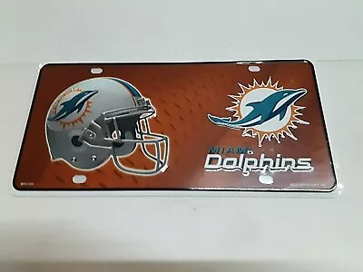 Miami Dolphins NFL Metal License Plate  • $14.99