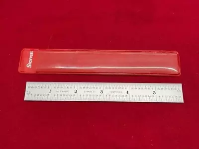 Starrett C604RE-6 Spring Tempered Steel Rule With Inch Graduations IN STOCK • $36