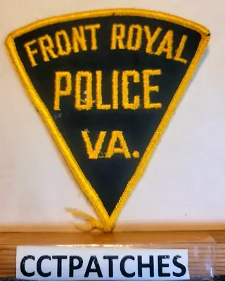 $14.99 • Buy Front Royal, Virginia Police Shoulder Patch Va