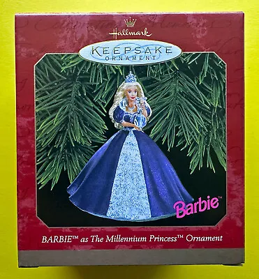 1999 BARBIE The Millenium Princess Hallmark Keepsake Ornament MIB New • $8.99