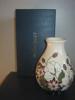 Moorcroft Vase * Bramble Revisited *trial ** Boxed ** • $242.63