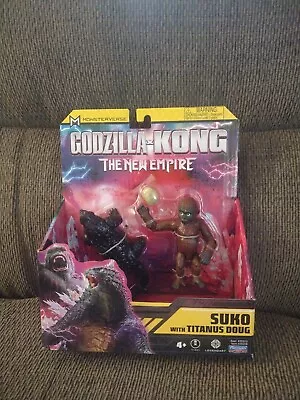 Playmates Monsterverse Godzilla X Kong New Empire SUKO W/ Titanus Doug Figures • $24