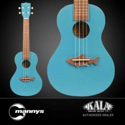 $75 • Buy Kala Makala MK-CS/BLU Mako Blue Concert Shark Ukulele