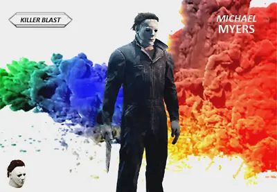 Michael Myers Killer Blast #3 Aceot Glossy Art Card ## Buy 5 Get 1 Free # • $8.95