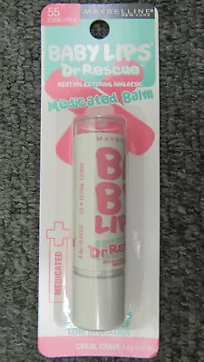Maybelline Baby Lips Dr.Rescue Medicated Lip Balm 0.15OZ**$0 SHIP ON ADD'L ITEM* • $2.99