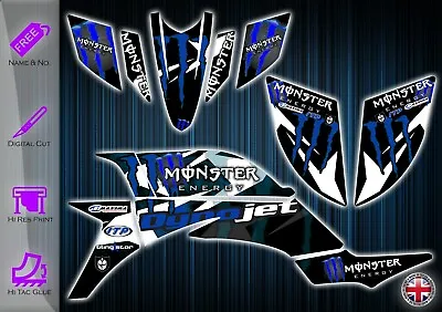 Yamaha YFZ450 Stickers - Graphics Kit - ATV Quad Decals - YFZ Decals - Yfz Wrap • £89.99