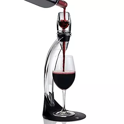 Deluxe Essential Pourer And Decanter Tower Stand Easily And Conveniently Aera... • $62.21