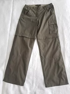 £8.99 • Buy Mountain Life Active Khaki Trousers Shorts Size 12 Hiking Trekking Vgc
