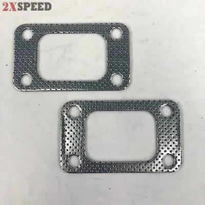 Twin  Universal T3 T3/T4 T35 T38 GT35 GT35R Turbo Manifold Gasket 4-Bolt Civic • $8.45