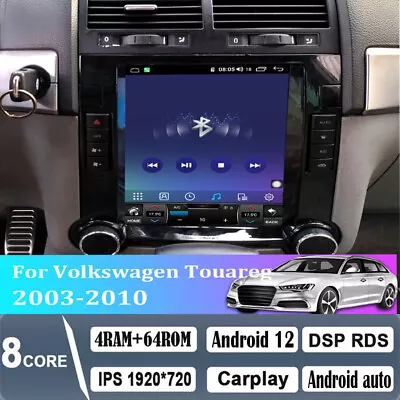 10.4  Android Navigation Car GPS Stereo Radio Carplay For Volkswagen VW Touareg • $780