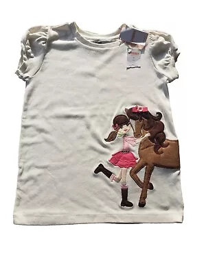 Gymboree Girls Shirt Size 9 Vintage Equestrian Club  • $15.99