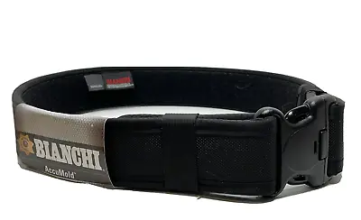 Bianchi Model 7200 Accumold Duty Equipment Belt Black 2.25  Size XXLG • $27.99