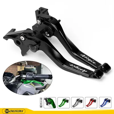 Short Brake Clutch Levers For Kawasaki Ninja ZX6R ZX6RR 2005 2006 ZX636 ZX-6R • $39.99