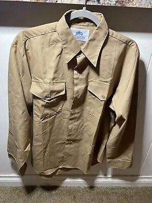 U.S.Military WORK Uniform Men's Khaki Dress Short And Long Shirts  Assorted Siz • $6