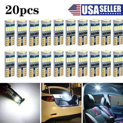 20pcs T10 LED Canbus Error Free Bulb 15SMD 168 194 Car Wedge Lamp Dome Map Light • $11.99