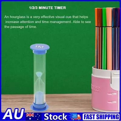 1/2/3 Minutes Hourglass Sandglass Sand Clock Timers Sand Timer Home Decoration • $8.47