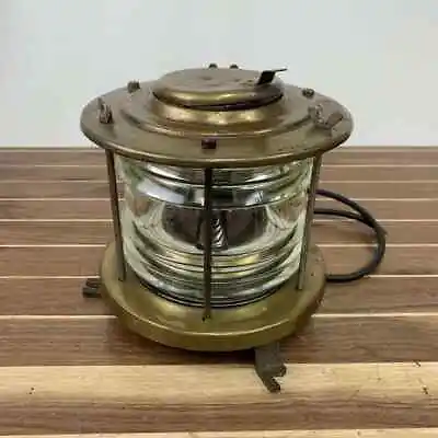 Vintage N.V Industrial Rotterdam Fresnel Running Light • $439