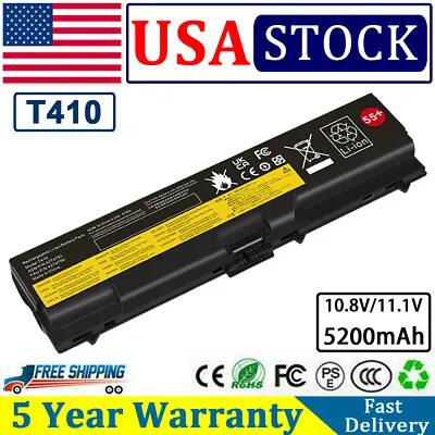 Battery 42T4756 42T4755 For Lenovo T410 W510 L410 E50 SL510 T510i L510 E520 Fast • $14.95