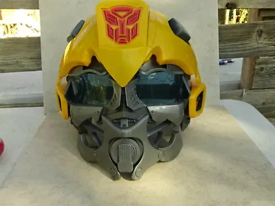 $19.90 • Buy Transformers Bumblebee Talking Helmet/Mask Yellow Hasbro 2008 Front Part Only 