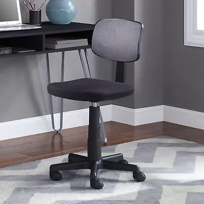 Office Desk Chair With Wheels Mesh Task Chair With Plush Padded Seat Gray • $28.12