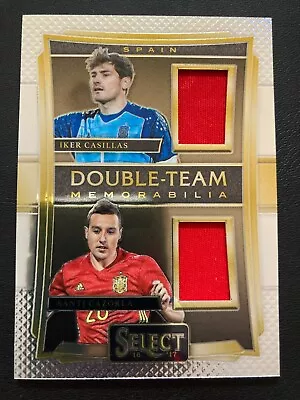 2016-17 Panini Select Double Team Jersey Santi Cazorla / Iker Boxes SPAIN • £14.79