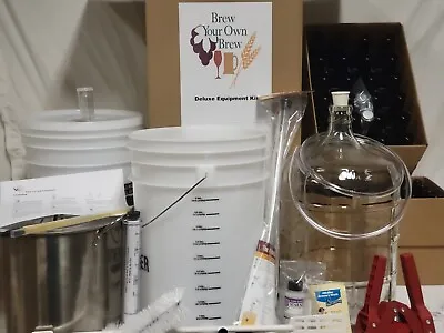 Deluxe 5 Gallon Brewing Kit Homebrew Beer Making Kettle Brew Bucket • $219.99