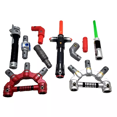 Hasbro Star Wars Bladebuilder Lightsaber Parts Connectors Various Bundle Lights • $29.95