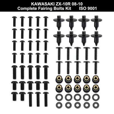 Fairing Bolts Fasteners Kit Aftermarket Use Fit For 2008-2010 Kawasaki ZX-10R  • £22.99