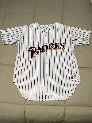 Authentic Vintage Rawlings San Diego Padres Jersey Pinstripe Size 46 • $120