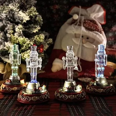 Rotating Music Nutcracker Christmas Figures Decor Free Shipping USA • $20.79