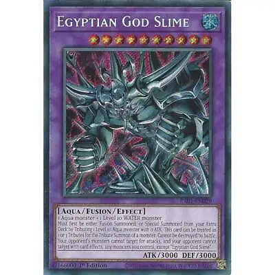 RA01-EN029 Egyptian God Slime : Secret Rare Card : 1st Edition : YuGiOh TCG • £2.60